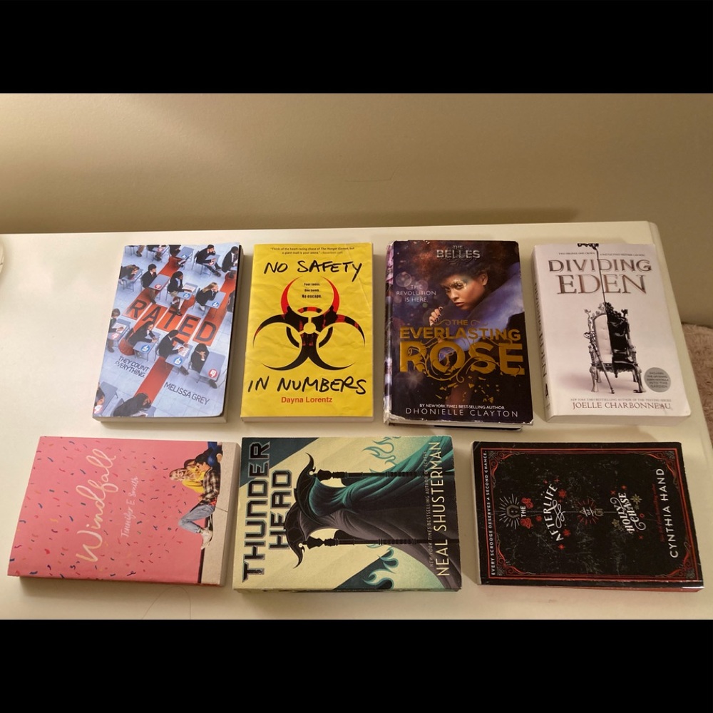 Bundle of 7 YA Books